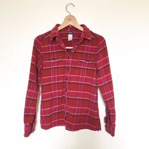 Patagonia Women's Flannel Plaid Button Up LS 8